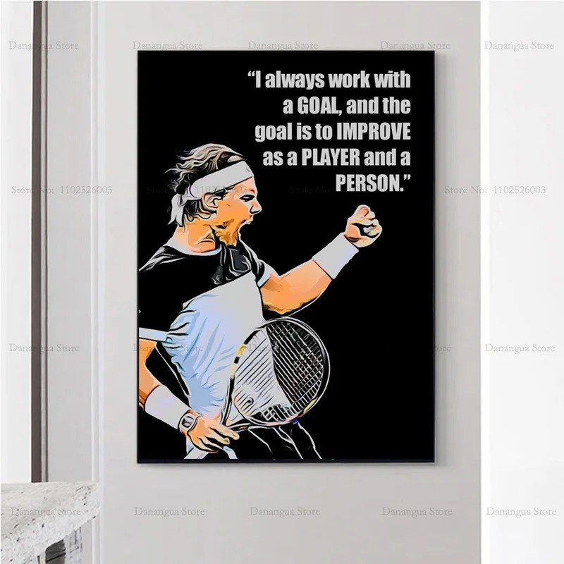 Rafaels Yeni Tırnaklar Nadals  - Badminton Poster incelemesi ve fiyatı
