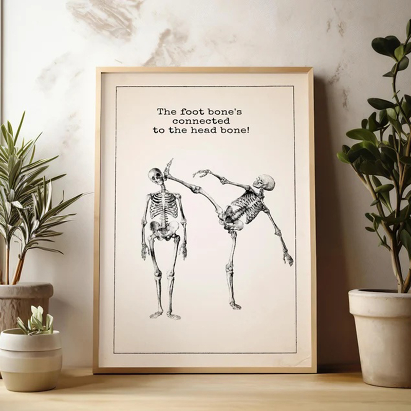 Vintage Anatomi Duvar Sanatı T - Badminton Poster incelemesi ve fiyatı