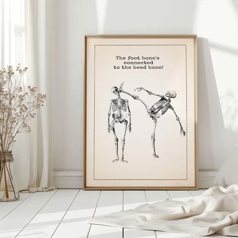 Vintage Anatomi Duvar Sanatı T - Badminton Poster incelemesi ve fiyatı