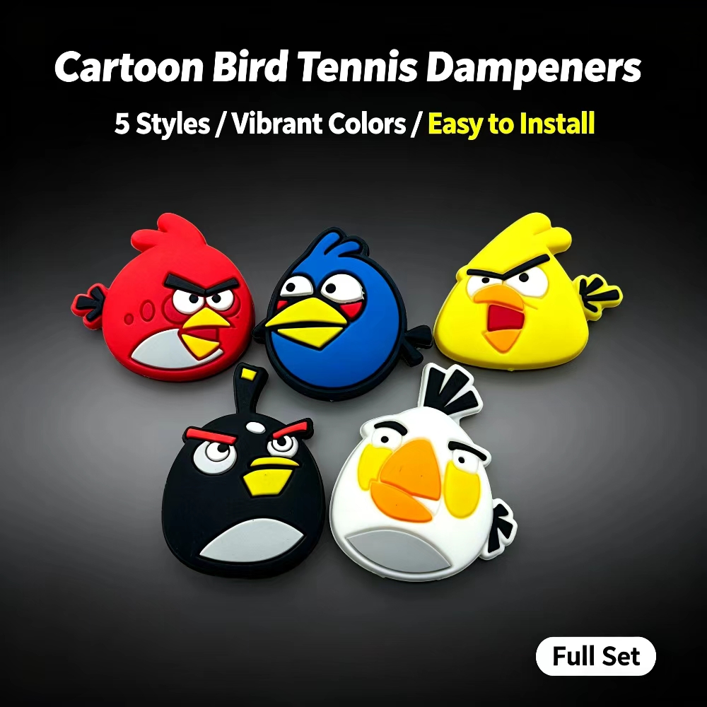 5 adet karikatür kuş şekilli t - Racket Vibration Dampener incelemesi ve fiyatı