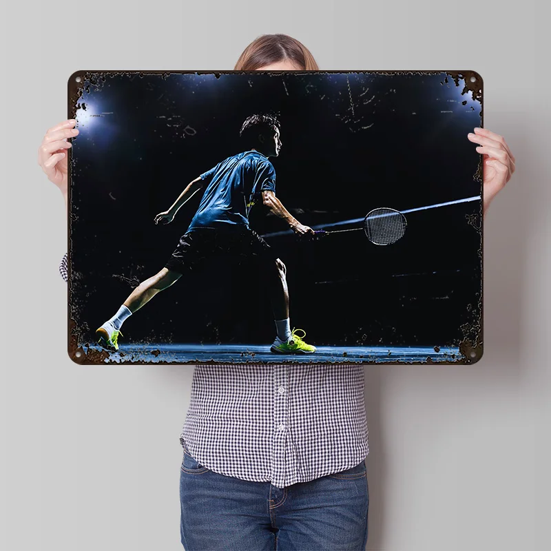 Badminton Oyuncusu Aksiyon Hal - Badminton Poster incelemesi ve fiyatı