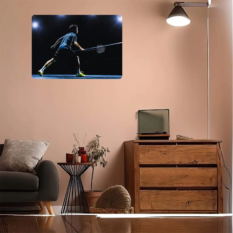 Badminton Oyuncusu Aksiyon Hal - Badminton Poster incelemesi ve fiyatı